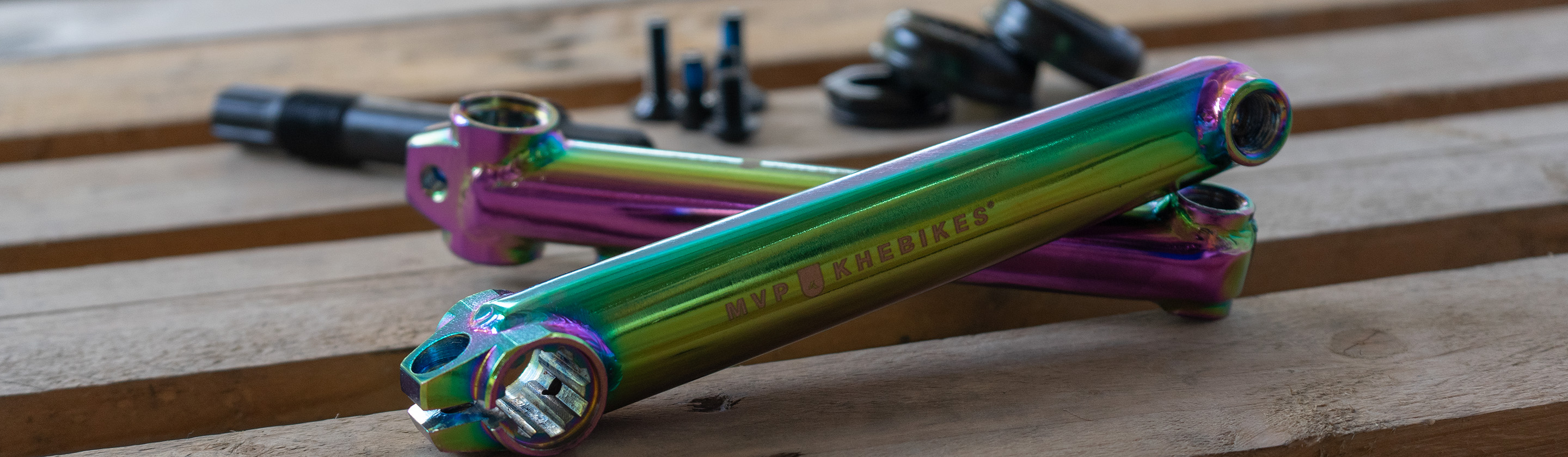 Oil slick bmx cranks online